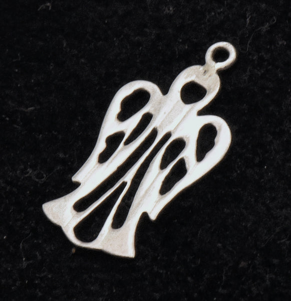 Vintage Sterling Silver Angel Cut-Out Silhouette Charm
