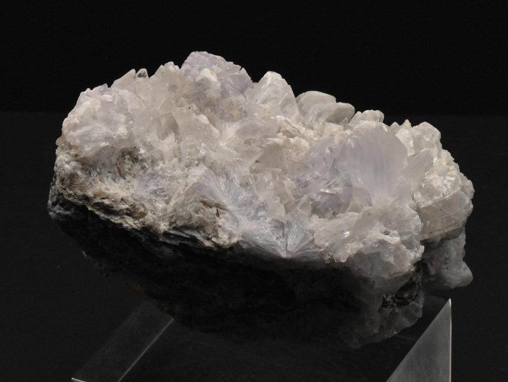 Purple Creedite and Gypsum Crystals Cluster Mineral Specimen - 745g