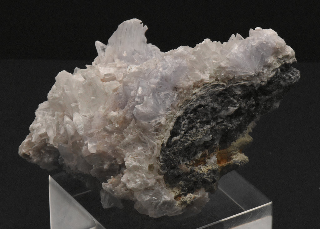 Purple Creedite and Gypsum Crystals Cluster Mineral Specimen - 745g