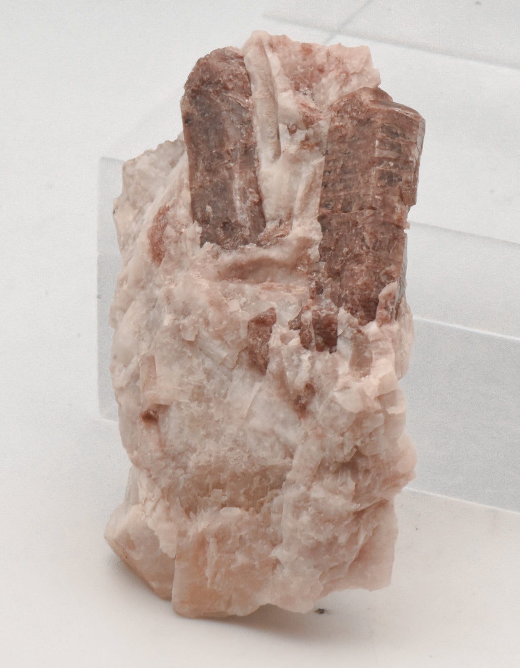 Fluorapatite Crystals in Calcite Matrix Mineral Specimen - Ontario, Canada
