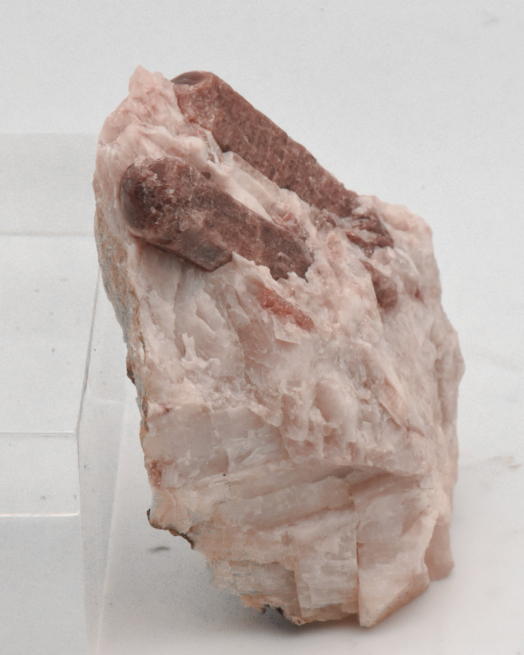 Fluorapatite Crystals in Calcite Matrix Mineral Specimen - Ontario, Canada