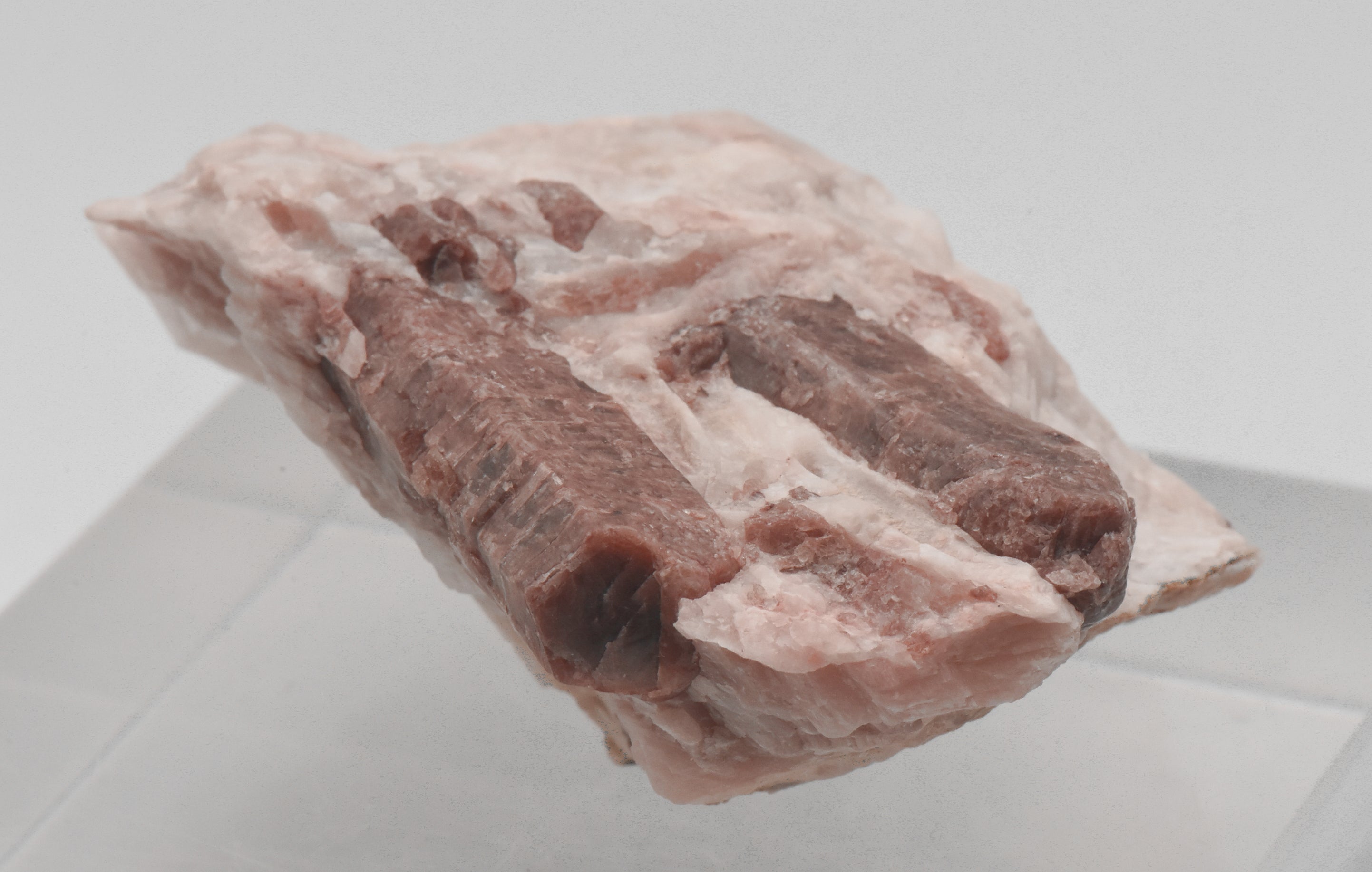 Fluorapatite Crystals in Calcite Matrix Mineral Specimen - Ontario, Canada