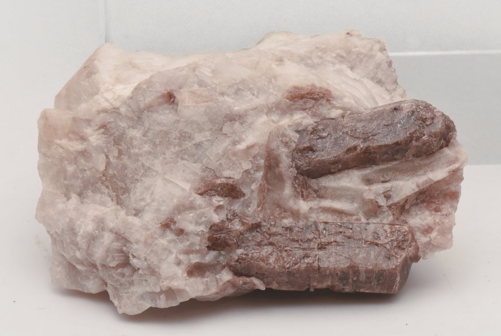 Fluorapatite Crystals in Calcite Matrix Mineral Specimen - Ontario, Canada