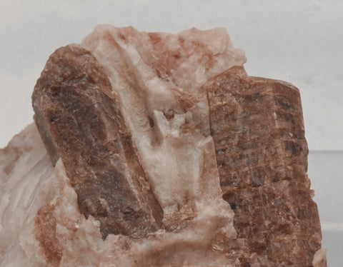 Fluorapatite Crystals in Calcite Matrix Mineral Specimen - Ontario, Canada