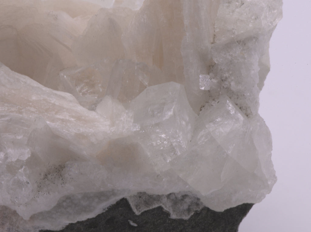 Apophylite with Stilbite on Matrix Cabinet-Size Mineral Specimen - India