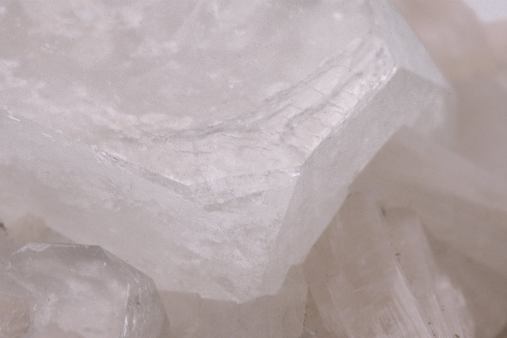 Apophylite with Stilbite on Matrix Cabinet-Size Mineral Specimen - India