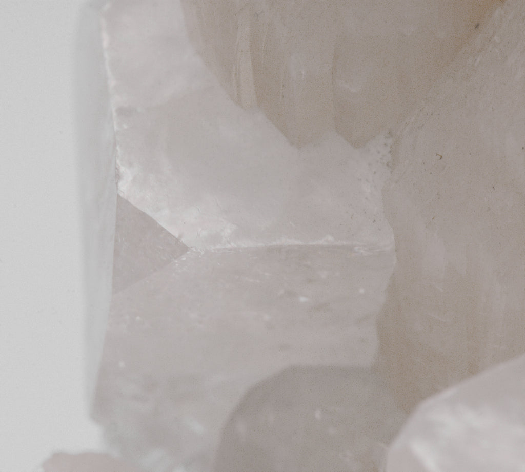 Apophylite with Stilbite on Matrix Cabinet-Size Mineral Specimen - India