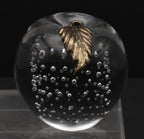 Vintage Silvestri Glass Apple Paperweight
