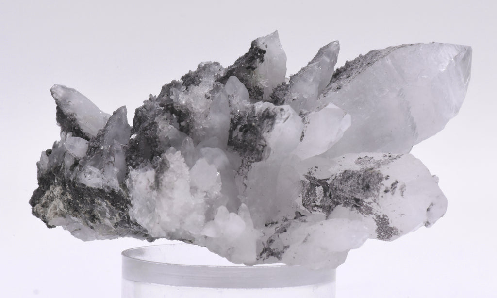 Arsenic on Quartz 'Hedgehog' Crystal Cluster - Romania