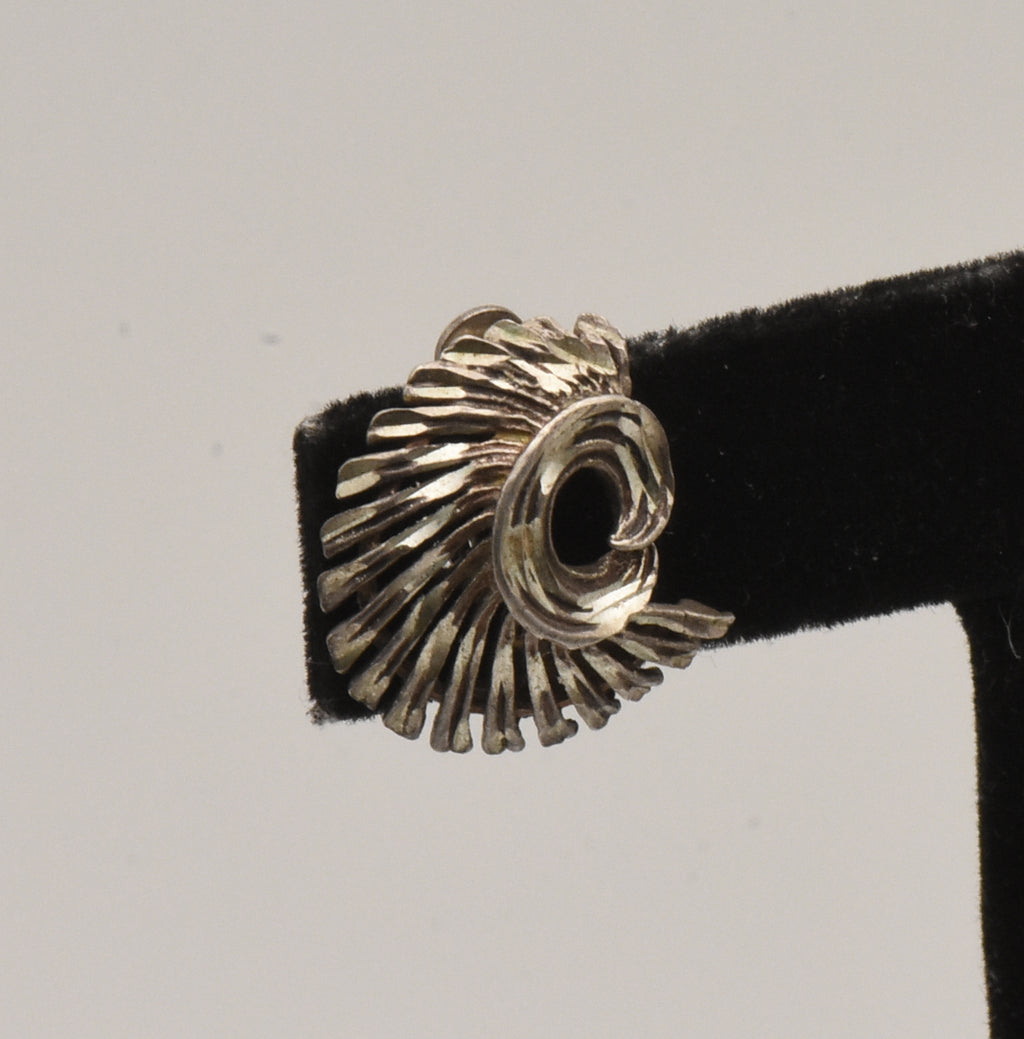 UNMATCHED Avon - Vintage Sterling Silver Clip On Earring