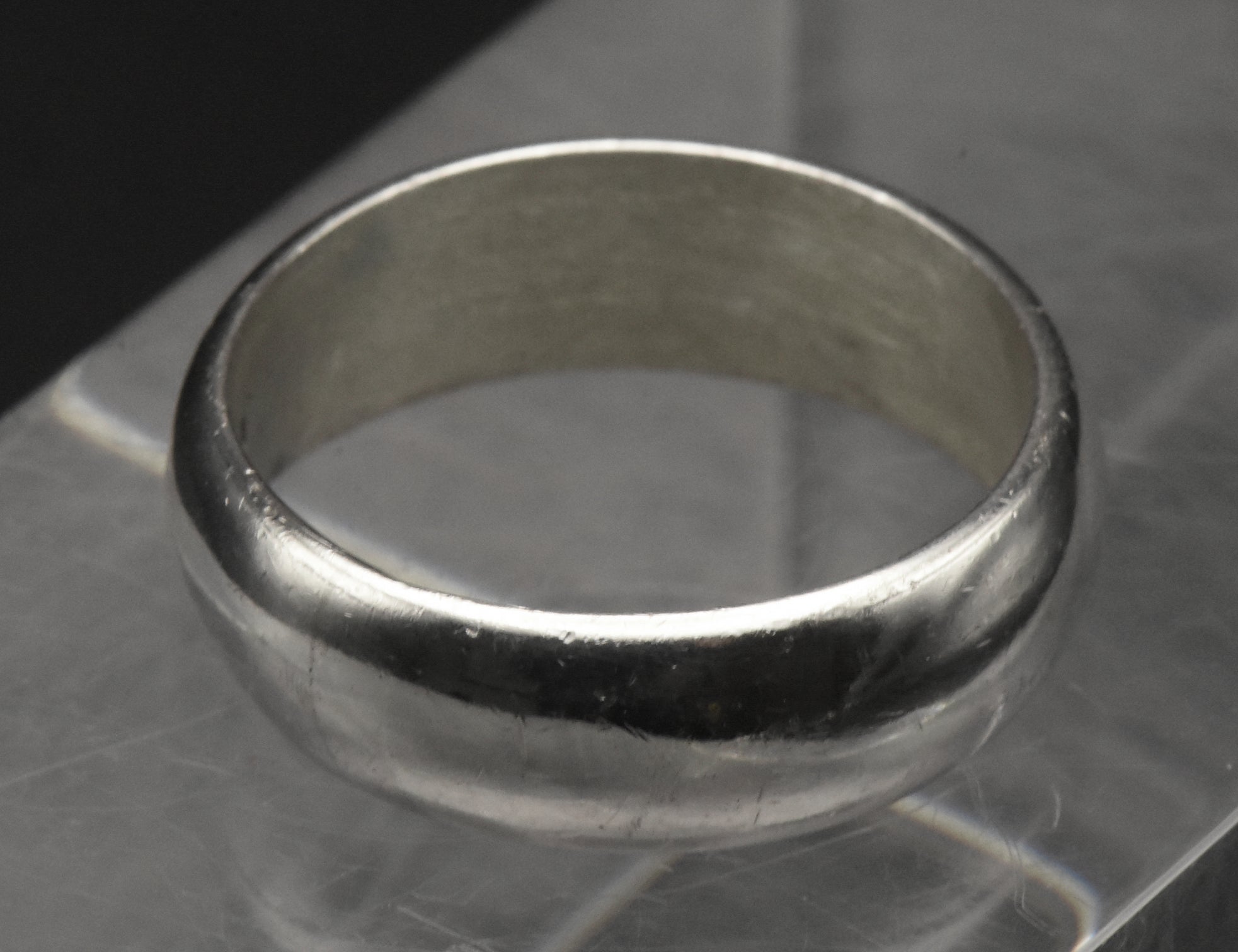 Vintage Sterling Silver Band - Size 11.75