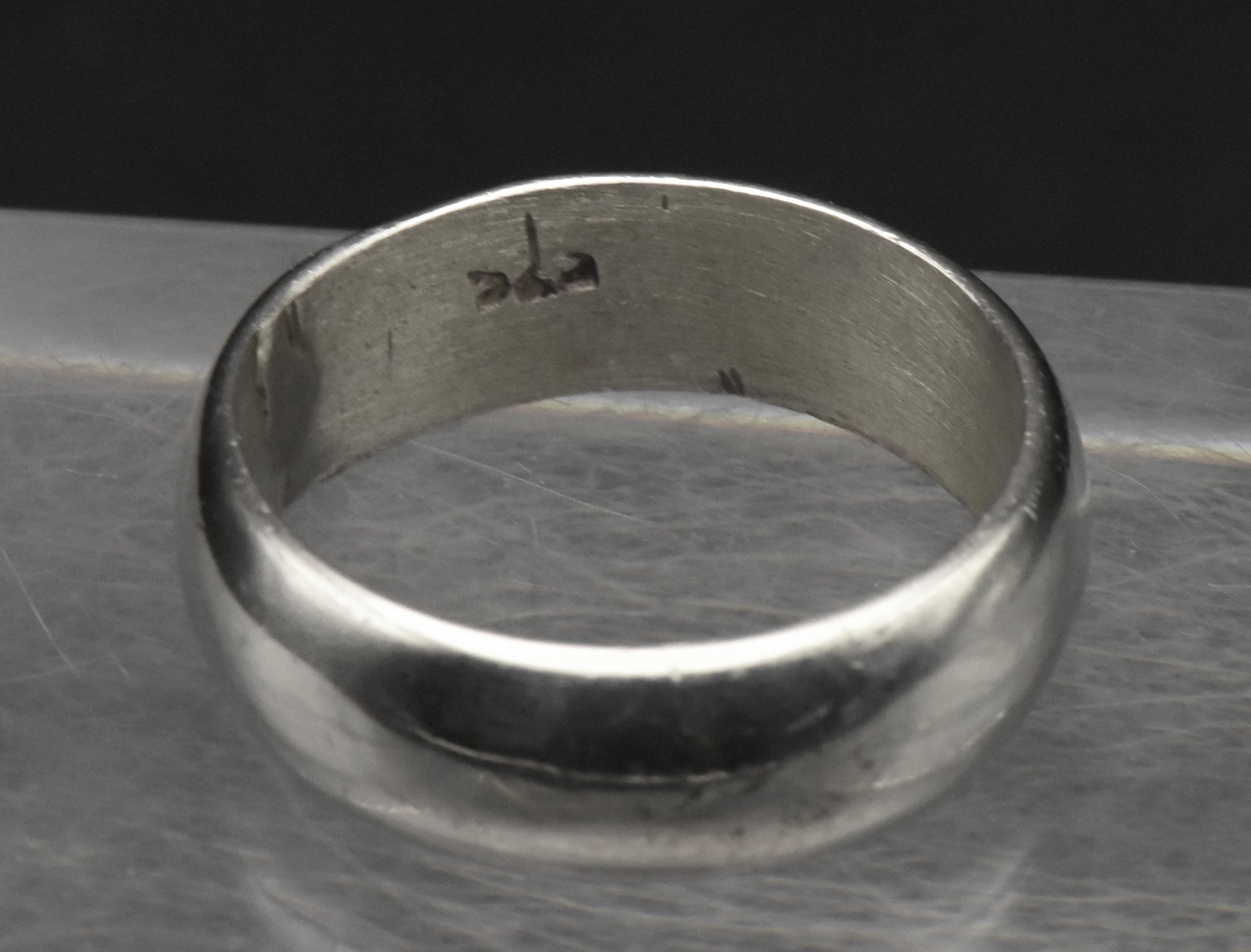 Vintage Sterling Silver Band - Size 11.75