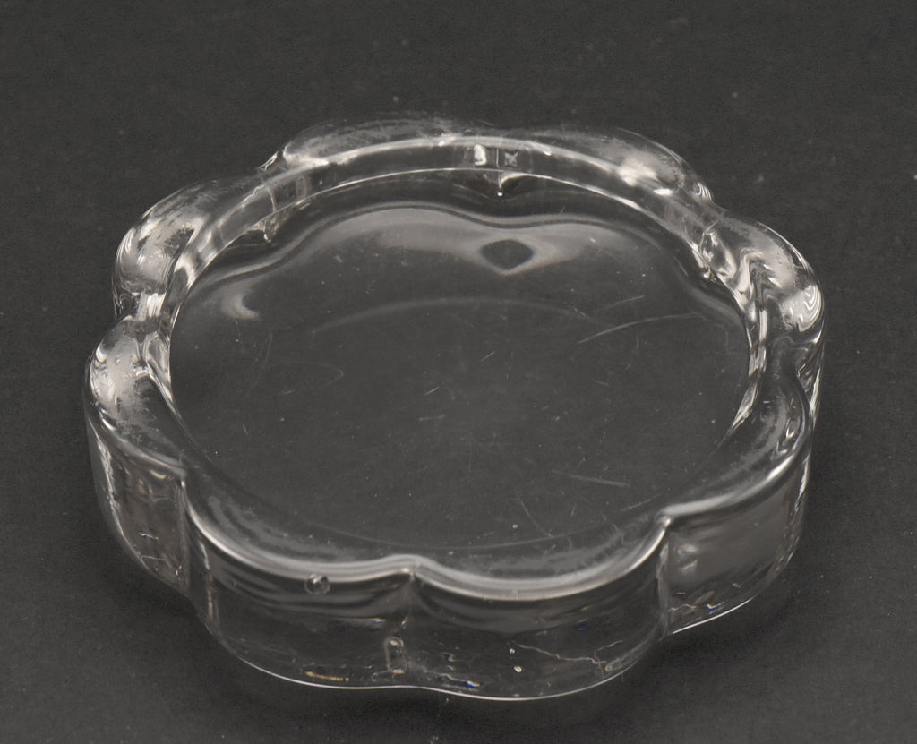 Vintage Glass Coaster Paperweight