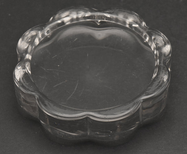 Vintage Glass Coaster Paperweight