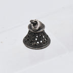 Beau - Vintage Sterling Filigree Bell Charm