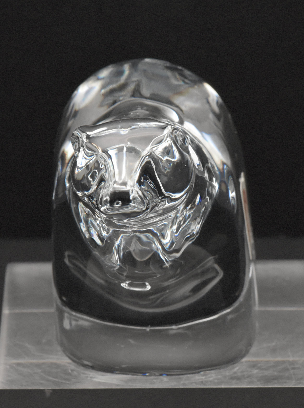 Sasaki Crystal - Vintage Crystal Polar Bear Figurine