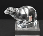 Sasaki Crystal - Vintage Crystal Polar Bear Figurine