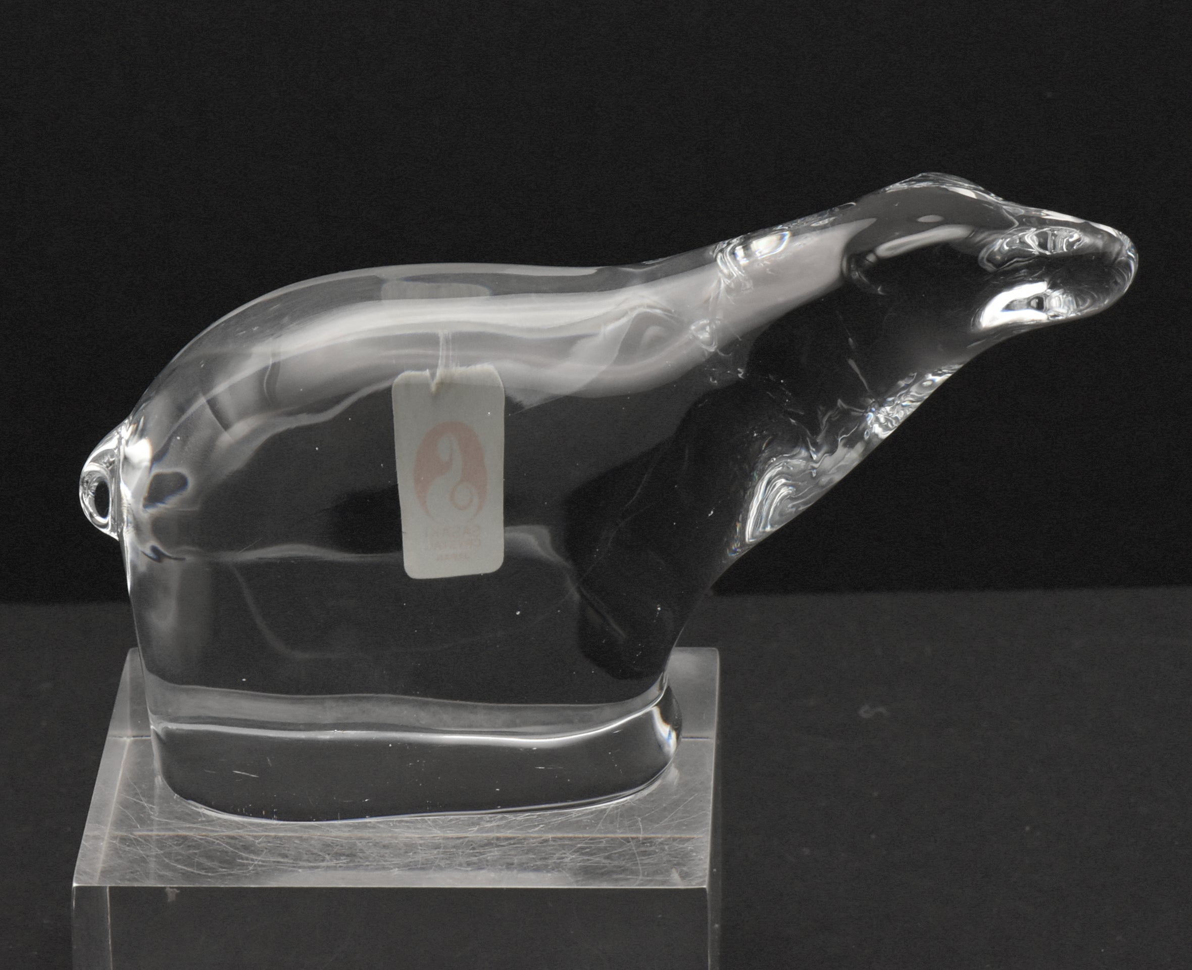Sasaki Crystal - Vintage Crystal Polar Bear Figurine