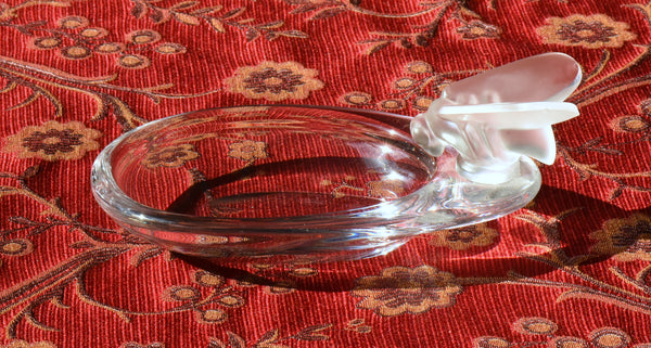 Glass Hornet Trinket Dish - AS IS