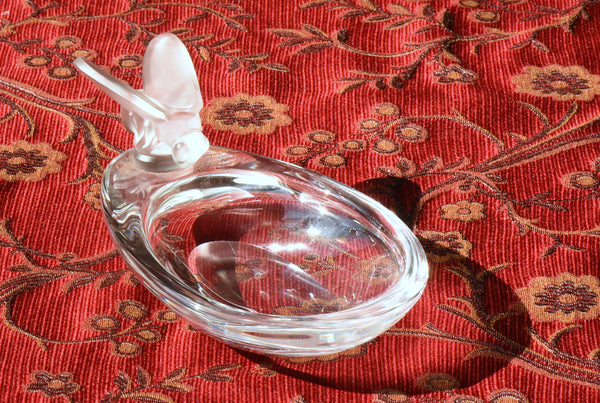 Glass Hornet Trinket Dish - AS IS