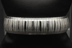 Vintage Sterling Silver Flexible Clasped Italian Bracelet - 7.5"