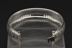 Vintage Sterling Silver Flexible Clasped Italian Bracelet - 7.5"