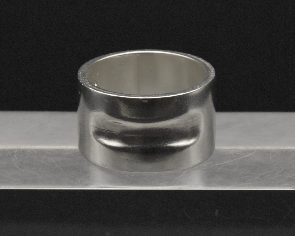 BIG Vintage Solid Sterling Silver Irish Thumb Ring 21g - Size 12.25