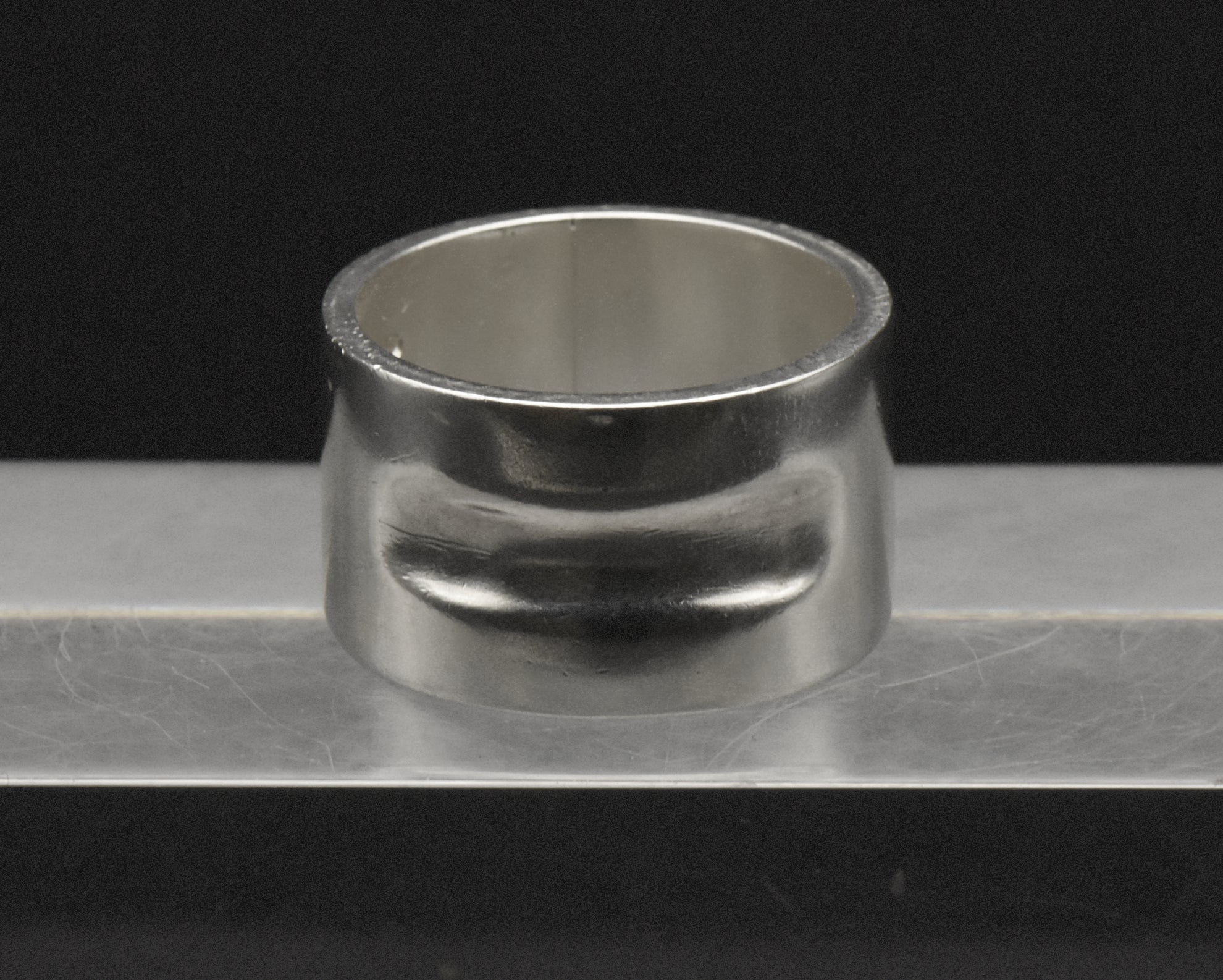 BIG Vintage Solid Sterling Silver Irish Thumb Ring 21g - Size 12.25