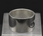 BIG Vintage Solid Sterling Silver Irish Thumb Ring 21g - Size 12.25