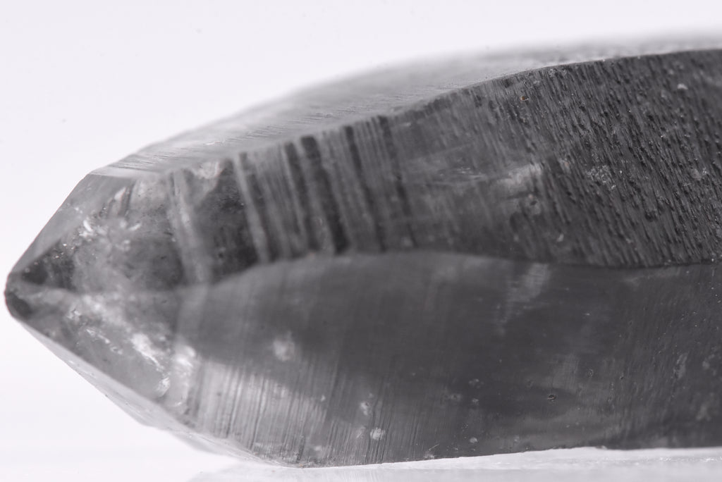 Bitumen Included Double Terminated Quartz Crystal Mineral Specimen - China