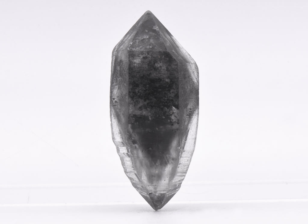 Bitumen Included Double Terminated Quartz Crystal Mineral Specimen - China