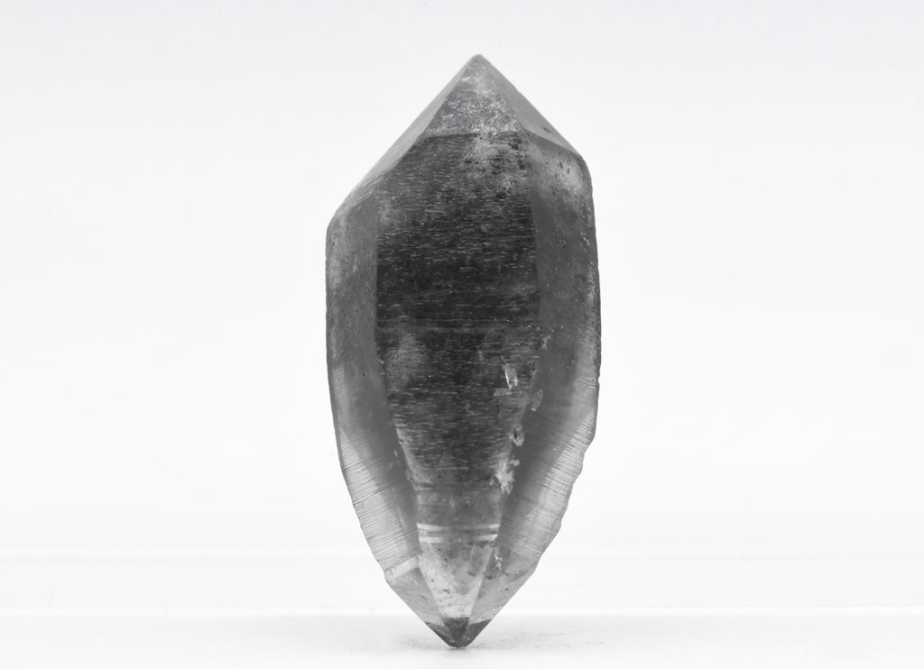 Bitumen Included Double Terminated Quartz Crystal Mineral Specimen - China