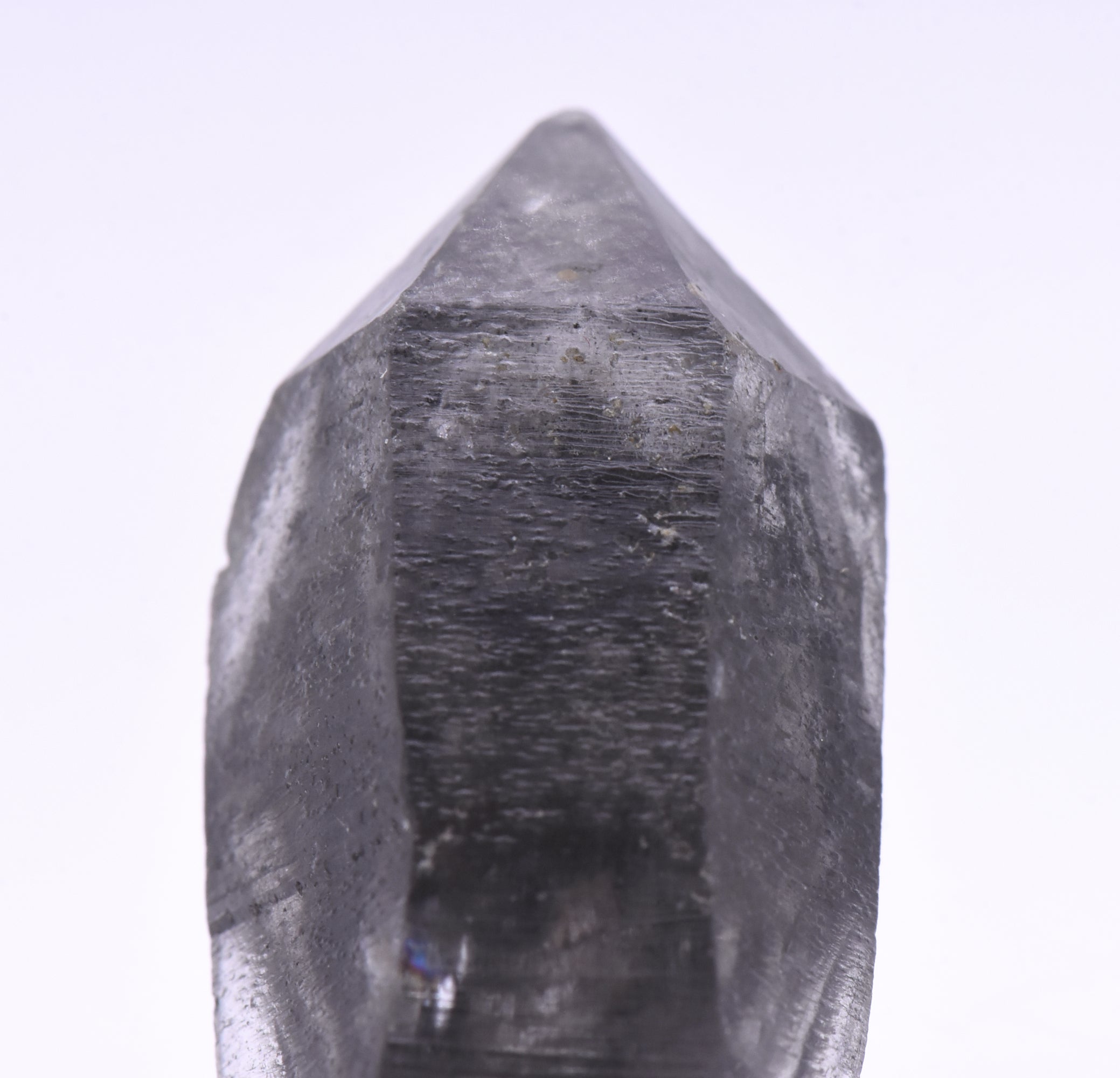 Bitumen Included Double Terminated Quartz Crystal Mineral Specimen - China