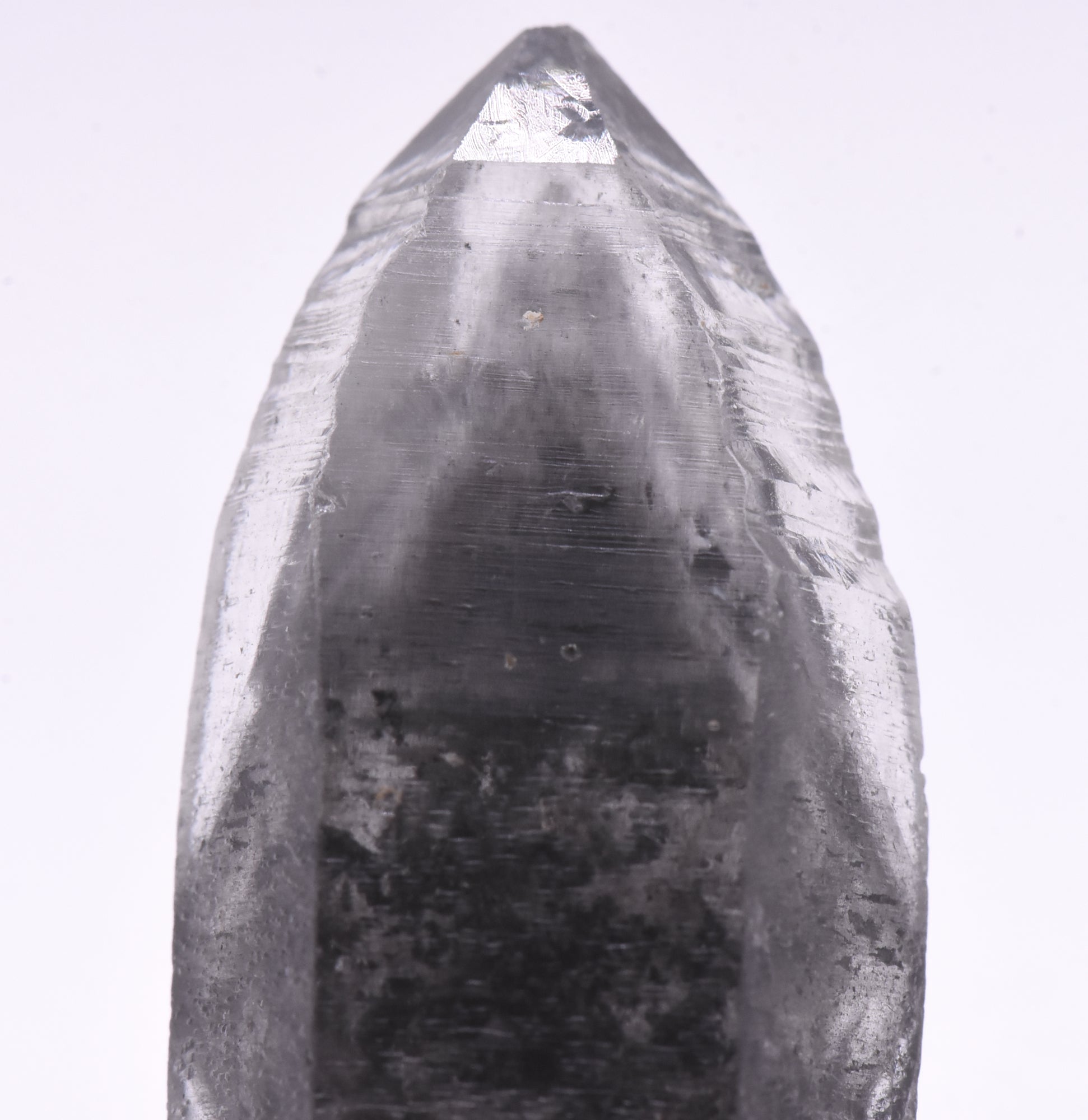 Bitumen Included Double Terminated Quartz Crystal Mineral Specimen - China