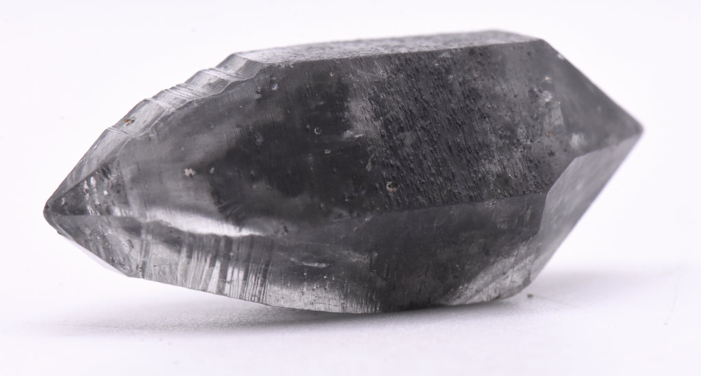 Bitumen Included Double Terminated Quartz Crystal Mineral Specimen - China