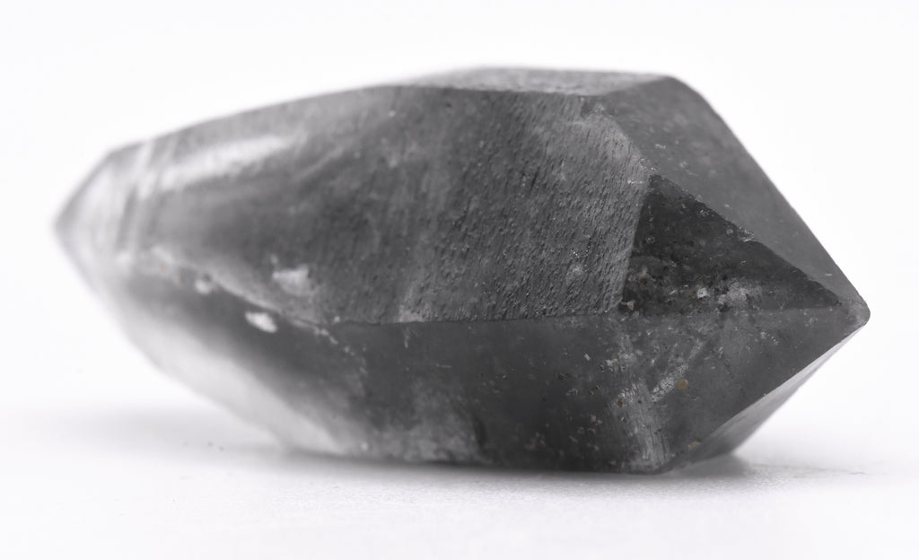 Bitumen Included Double Terminated Quartz Crystal Mineral Specimen - China