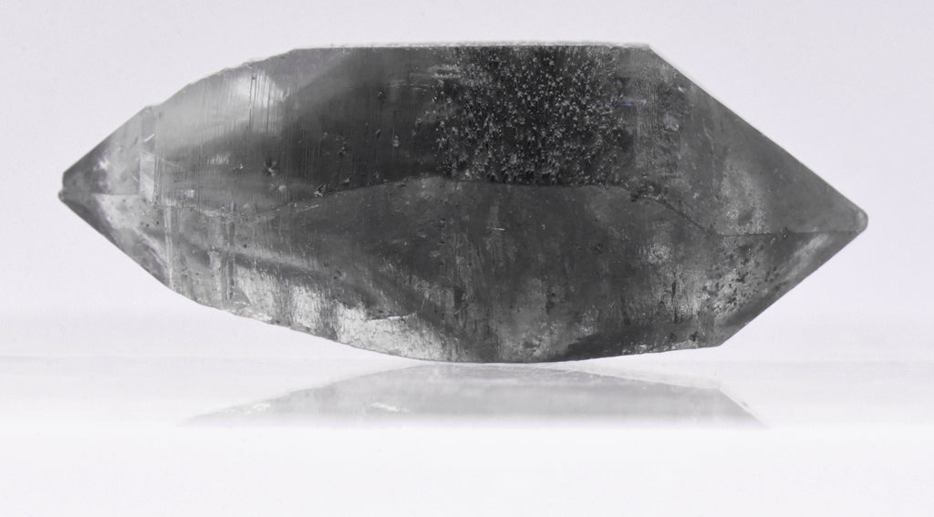 Bitumen Included Double Terminated Quartz Crystal Mineral Specimen - China