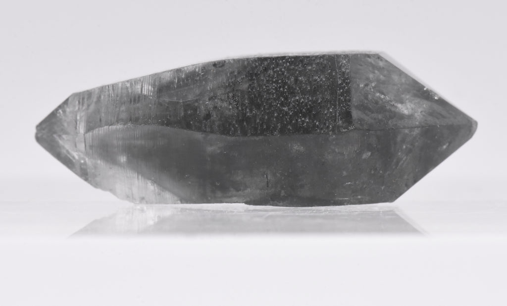 Bitumen Included Double Terminated Quartz Crystal Mineral Specimen - China