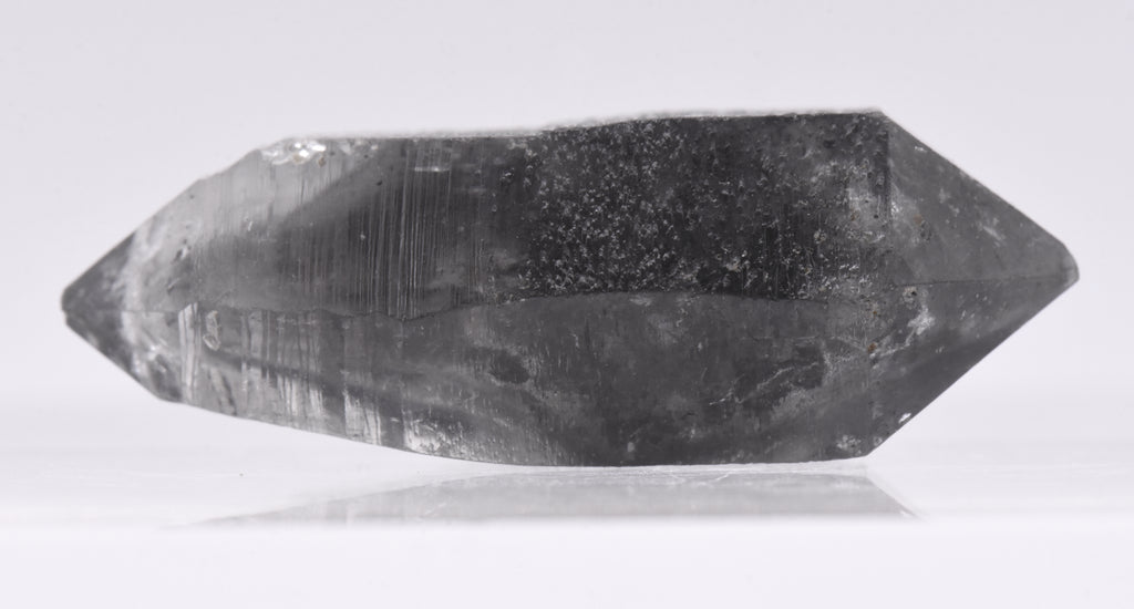 Bitumen Included Double Terminated Quartz Crystal Mineral Specimen - China