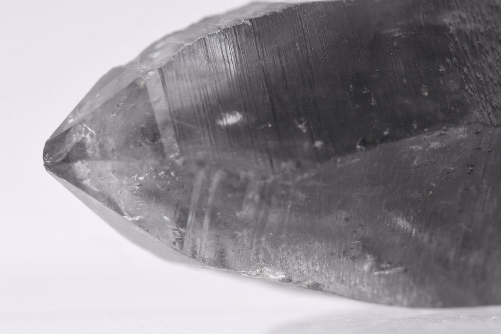 Bitumen Included Double Terminated Quartz Crystal Mineral Specimen - China