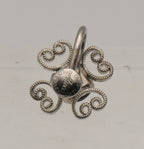 Amco - UNMATCHED Gold Filled Filigree Screw Back Earring