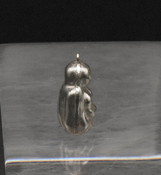 Vintage Sterling Silver Seated Buddha Charm