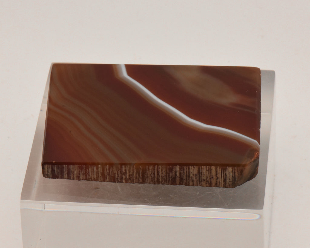 Polished Brown Agate Slab - Brazil