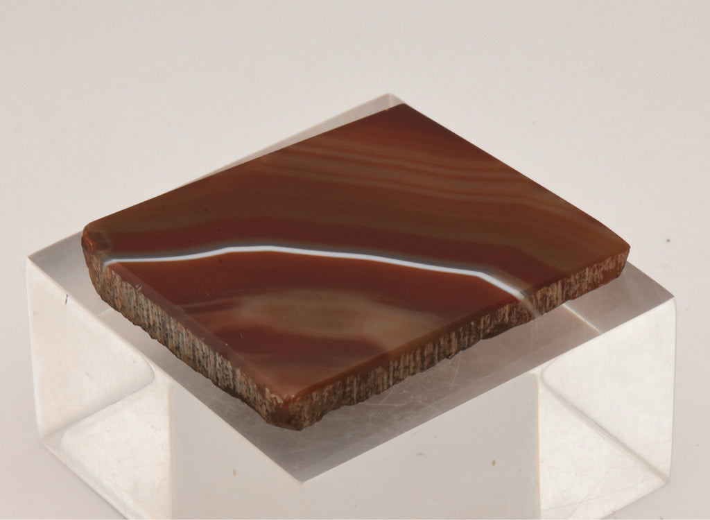 Polished Brown Agate Slab - Brazil