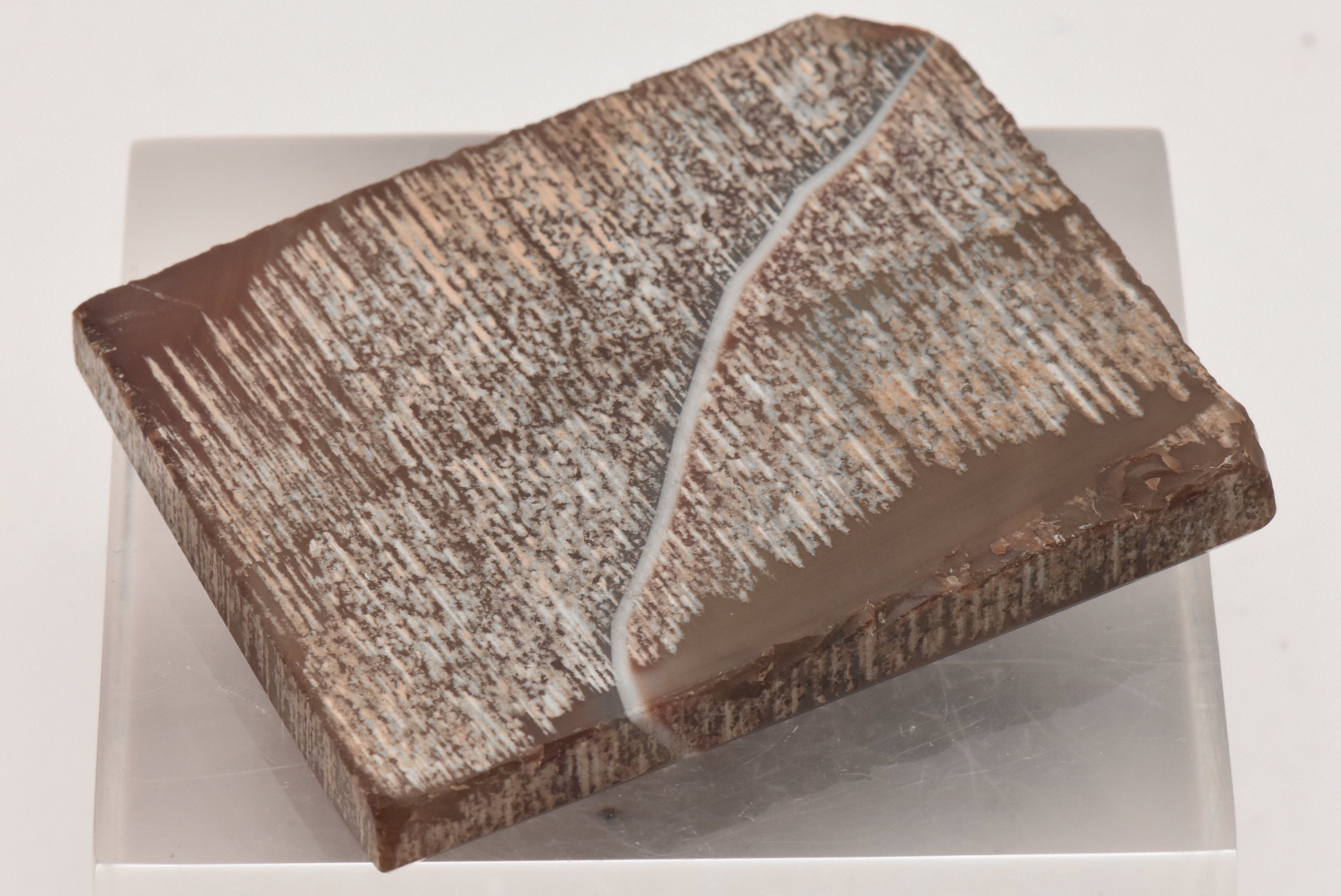 Polished Brown Agate Slab - Brazil