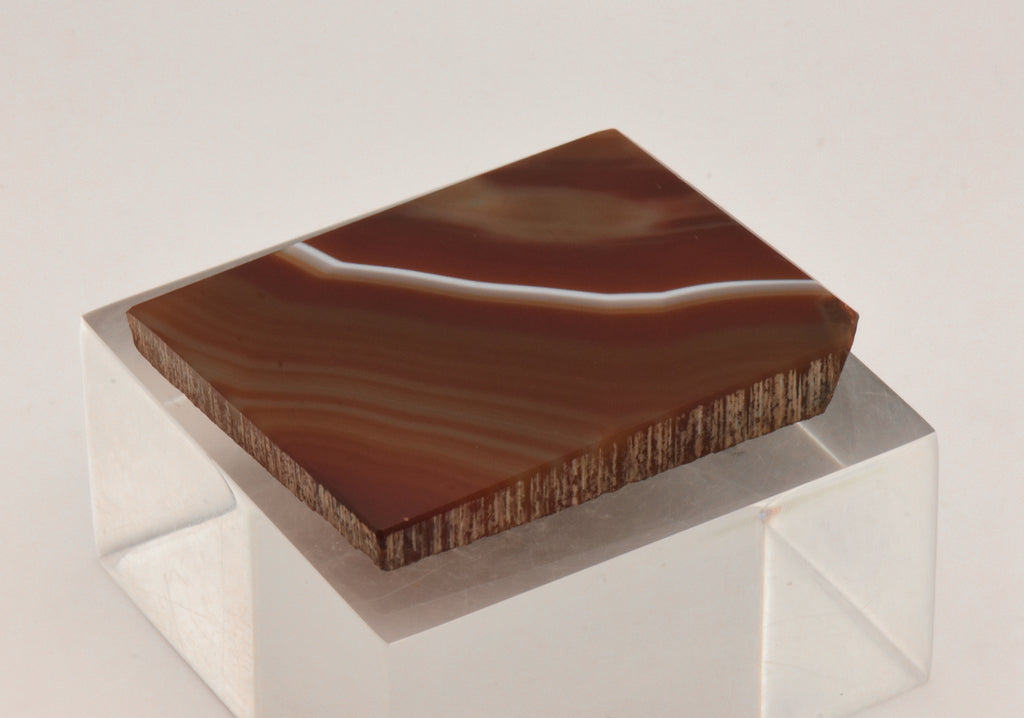 Polished Brown Agate Slab - Brazil