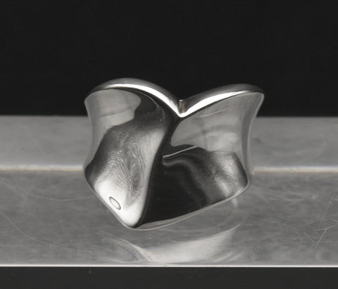RLM Studio - Vintage Heavy Sterling Silver "Forgive" Ring - Size 7