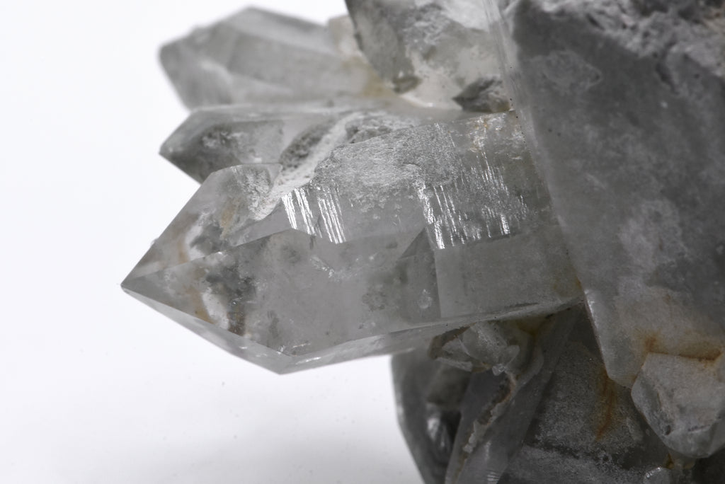 Chlorite Quartz Crystal Cluster Mineral Specimen - Pakistan