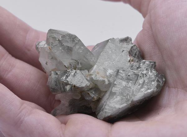 Chlorite Quartz Crystal Cluster Mineral Specimen - Pakistan