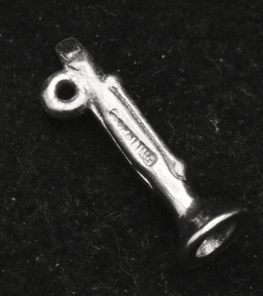Vintage Sterling Silver Clarinet Charm